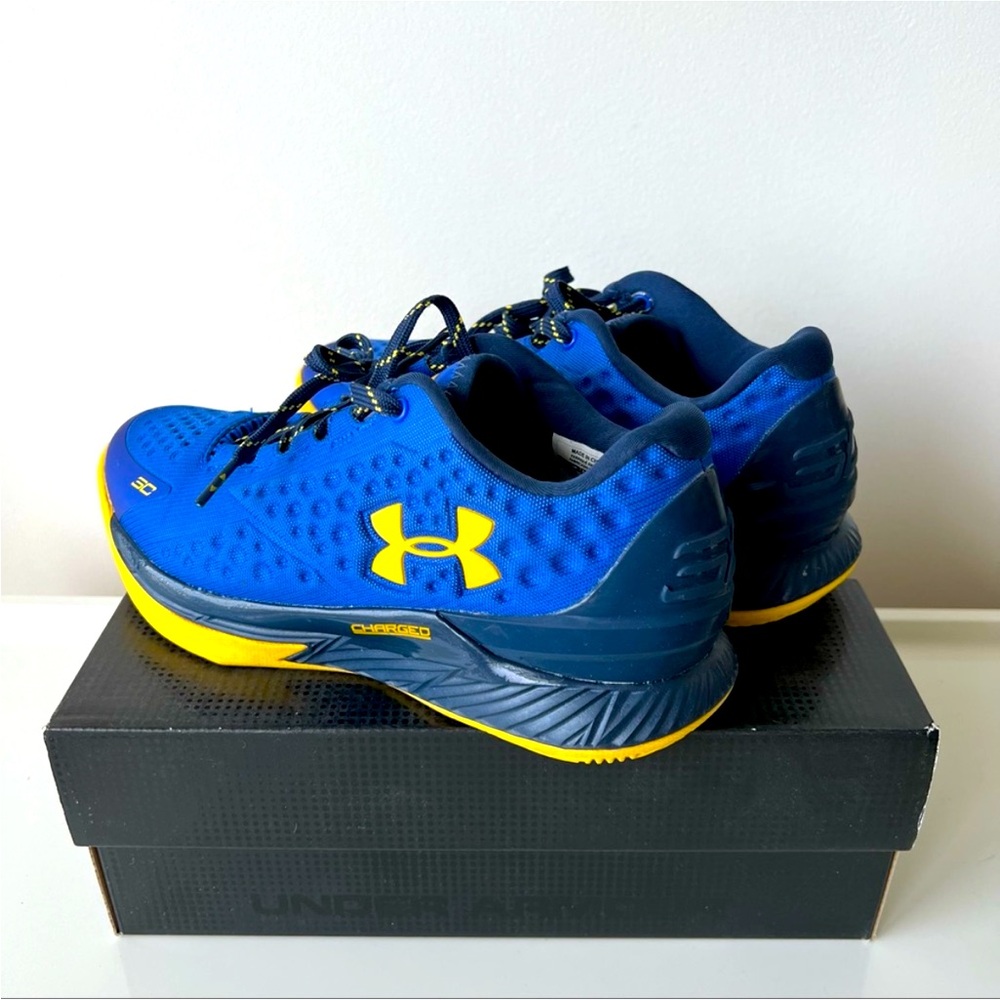 Under Armour Curry 1 Low Warriors Royal/Academy/Taxi US8